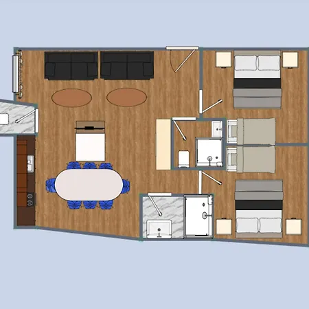 Apartamento 76 - Urban Jardins Du Marais